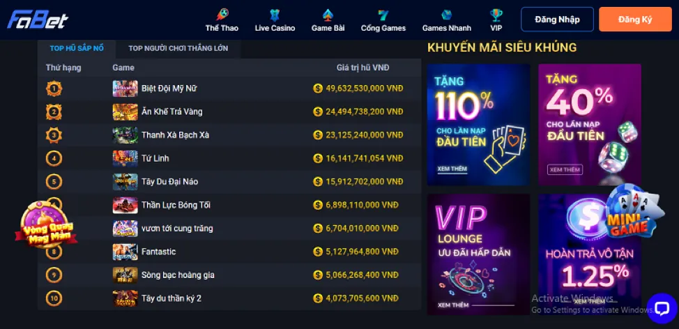 Giao diện cá cược thể thao của z58win nhà cái hiển thị các tỷ lệ kèo hấp dẫn